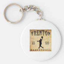 1899 Trenton New Jersey Basketball Key Chains