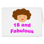 18 and fabulous greeting cards