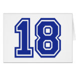 18 - Eighteen Greeting Cards