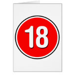 18 - Emo Alternative Grunge Rock Punk Greeting Card