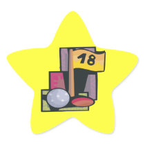18 Holes Stickers