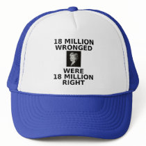 18 million wronged, hat