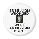18 million wronged, standard magnet