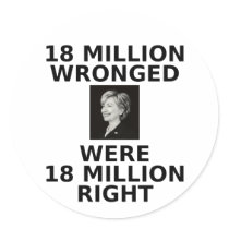 18 million wronged, stickers