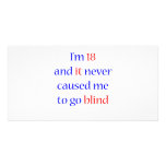 18 never gone blind photo cards