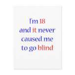 18 never gone blind