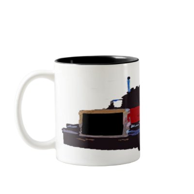 18 wheeler mug by llewsilverhand2