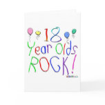 18 Year Olds Rock! Greeting Card