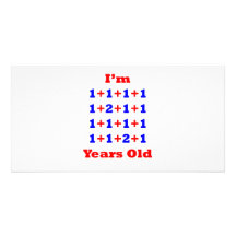 18 Years old! Personalized Photo Card