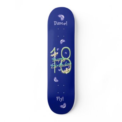 18th Birthday Butterfly Dance Deck by anuradesignstudio