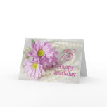 18th Birthday card with daisies