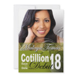 18th Birthday Cotillion Debut Save the Date Photo invitations
