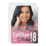 18th Birthday Cotillion Debut Save the Date Photo invitations