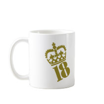 18th Birthday - Number – Eighteen Coffee Mug