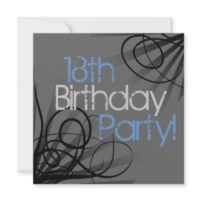 18th Birthday Party Invitations by cutencomfy