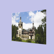 18th Century Peles Castle, Sinaia, Romania, canvas prints