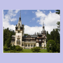 18th Century Peles Castle, Sinaia, Romania, postcards
