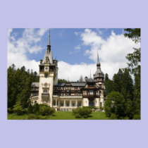 18th Century Peles Castle, Sinaia, Romania, posters
