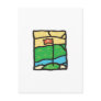 18th Green Golf Design Postcard