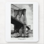 1900 Brooklyn Bridge Mouse Pad