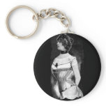 1900 Corset Ad Keychains