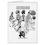 1900 Paris Fashions with Bulldog Card