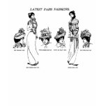 1900 Paris Hat Fashions Illustration Shirt