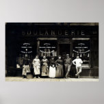 1900 Parisian Bakery Print