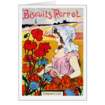 1900 Pernot Bisquits Greeting Cards