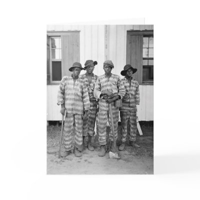 1900 Southern Chain Gang Greeting Card by WBShockey