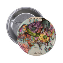 1900 World View Map Pin