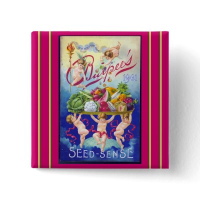 1901 Burpee's Seed Packet Button by orglioness
