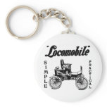 1901 Locomobile automobile ad Keychain