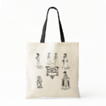 1901 Paris Dressmakers Illustration Bag