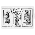 1901 Paris Fashions Card