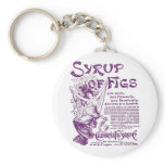 1902 Syrup of Figs vintage illustration (purple) keychains