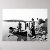 1903 Adirondack Mts. Poster