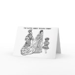 1904 vintage graphic Easter bride fashions card