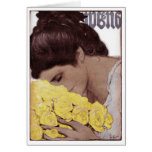 1904 "YELLOW ROSES" MAGAZINE COVERART cards