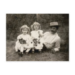 1905 A father and his daughters Postcards