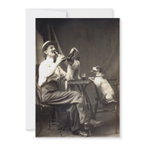 1905 Beer Drinking Dogs