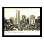 1905 Bird's eye View of the Financial District, Ne Post Cards
