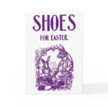 1905 Easter Bunny Shoe Advertisement Greeting Cards