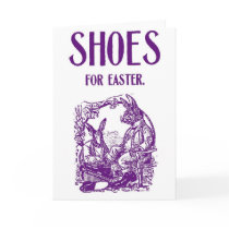 1905 Easter Bunny Shoe Advertisement Greeting Cards