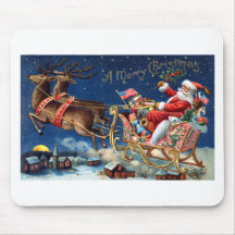 1906 Merry Christmas Mousepads