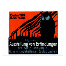 1907 Berlin Exhibition Poster Post Card
