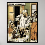 1907 Vintage Caricature Argentina Political figure Posters