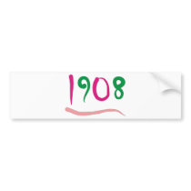 1908 BUMPER STICKERS