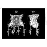 1908 Corset Illustration Greeting Card