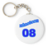 1908 Nineteen 08 Keychains